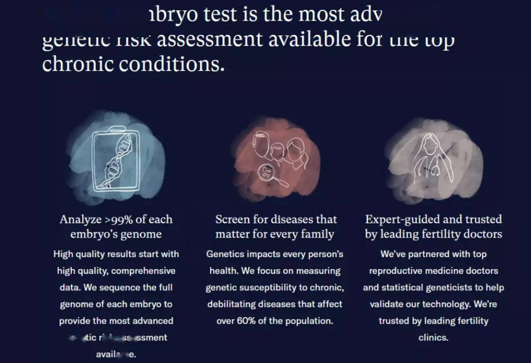 服务宣传:identify your healthiest embryo图源:orchid health 官网