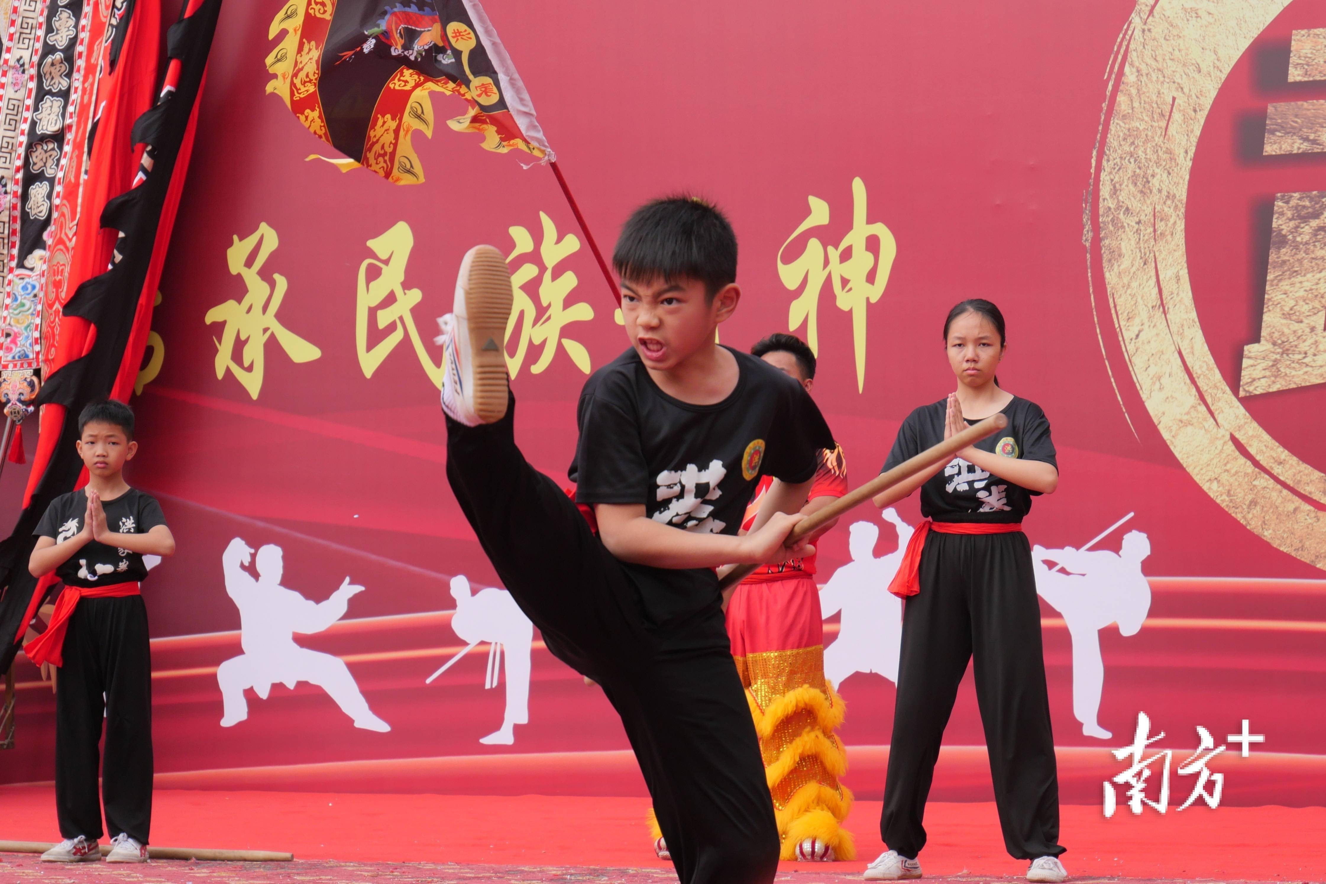 茂南区鳌头镇举办贺新春第一届武林大会_活动_武术_茂名