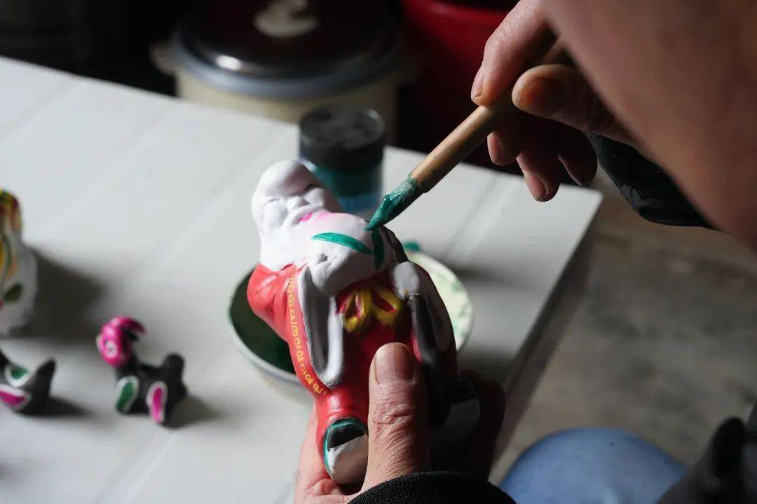 【新春走基层】非遗过大年_面塑_作品_泥塑