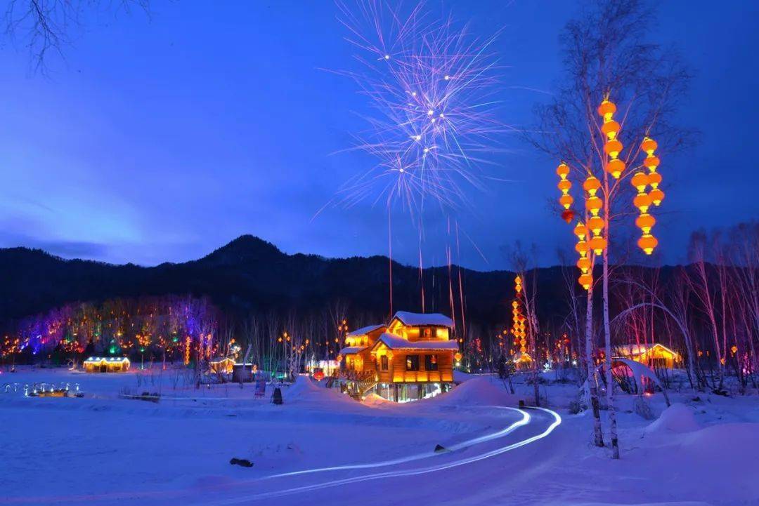 尔滨向北是伊春|峰岩山寨祈龙运,瑞雪丰年长安康_大山