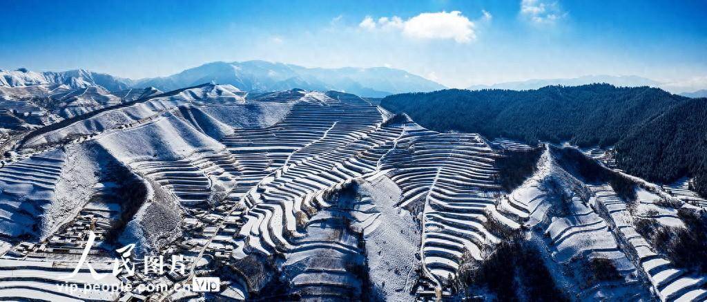 甘肃天祝:祁连山脉雪后景如画_天堂镇_赵世鹏_白雪