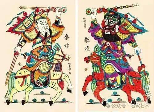 【名品视界】中国门神,原来各地贴的都不一样!_名家