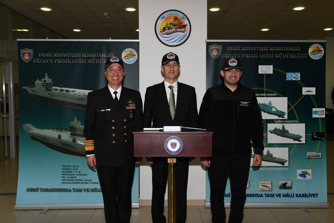 6万吨滑跃起飞拦阻着舰,土耳其公布"国产航母概念设计"_海军司令部