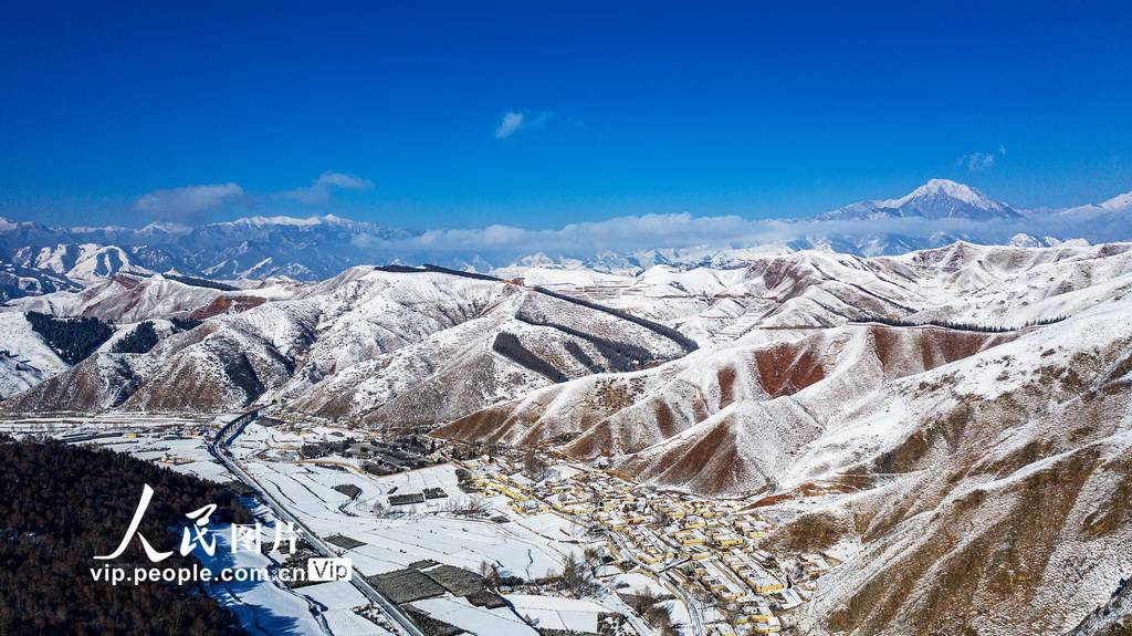 甘肃天祝:祁连山脉雪后景如画_天堂镇_赵世鹏_白雪