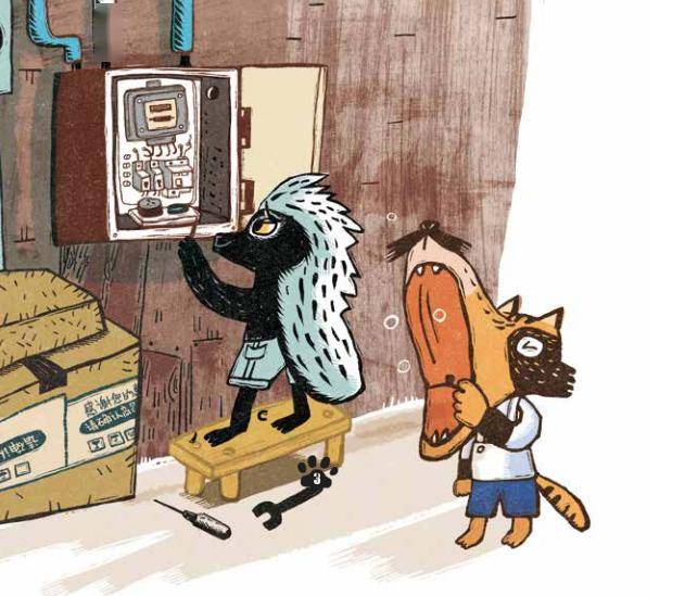 【插画欣赏】"黑白熊侦探社"系列_图书_儿童文学_赵光宇