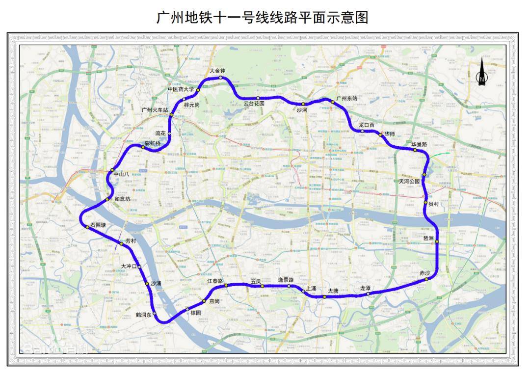 据广州地铁最新消息,线路土建工程累计完成97%.