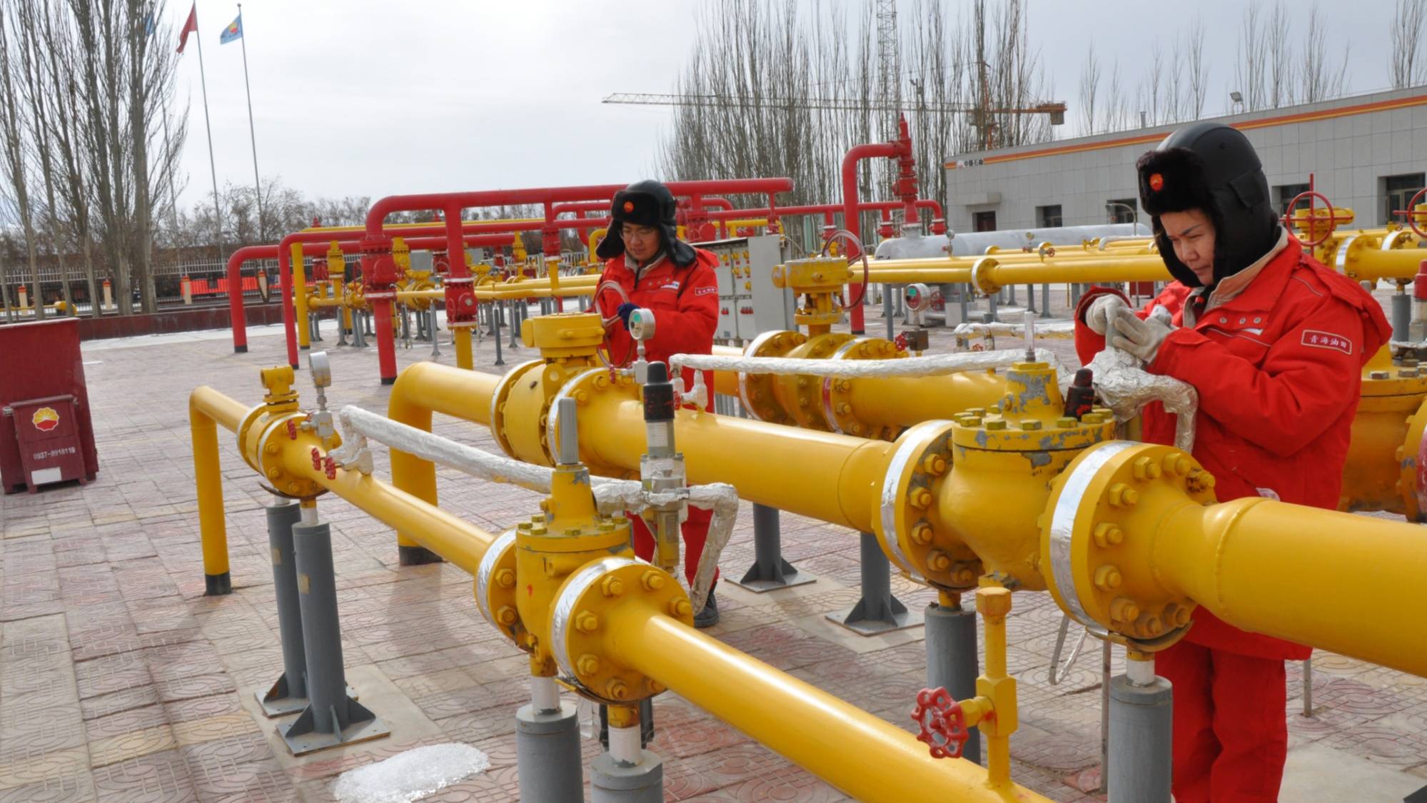 青海油田高原"石油红"保障千家万户"春节红"_输气_管线_工作