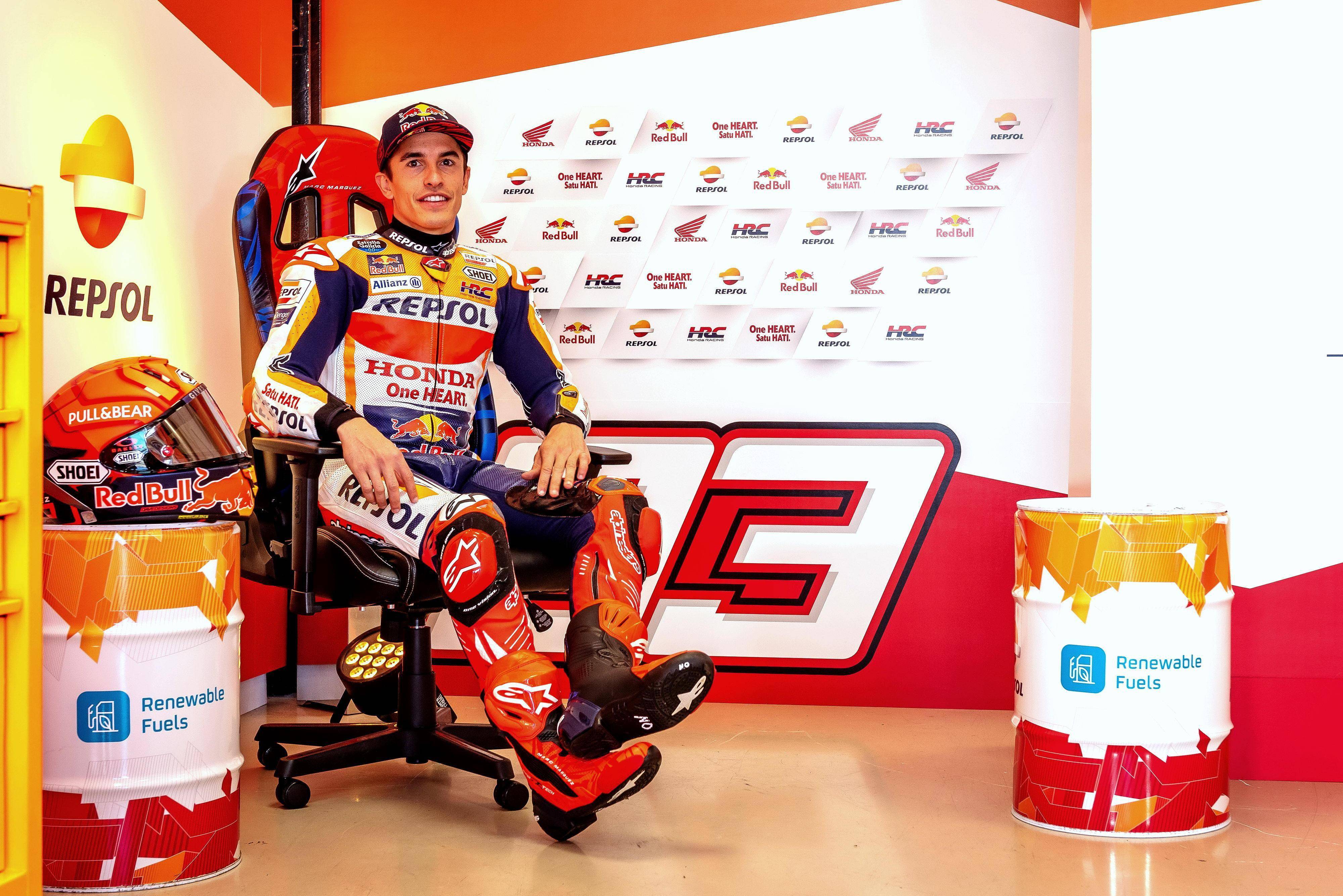 年十二月,为 repsol 测试生物燃料的 honda - repsol trial 工厂车队