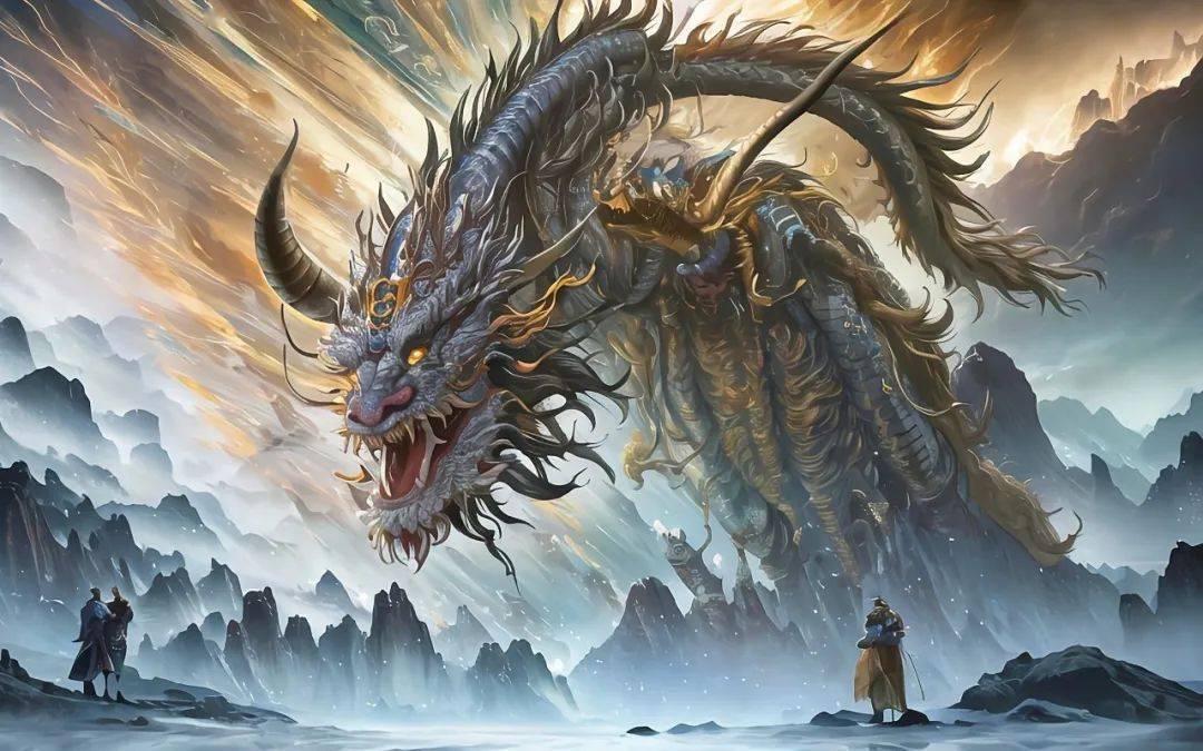 时而威镇四海  动若滔天惊雷 护国安邦时而温润似雨  神圣吉祥 滋养