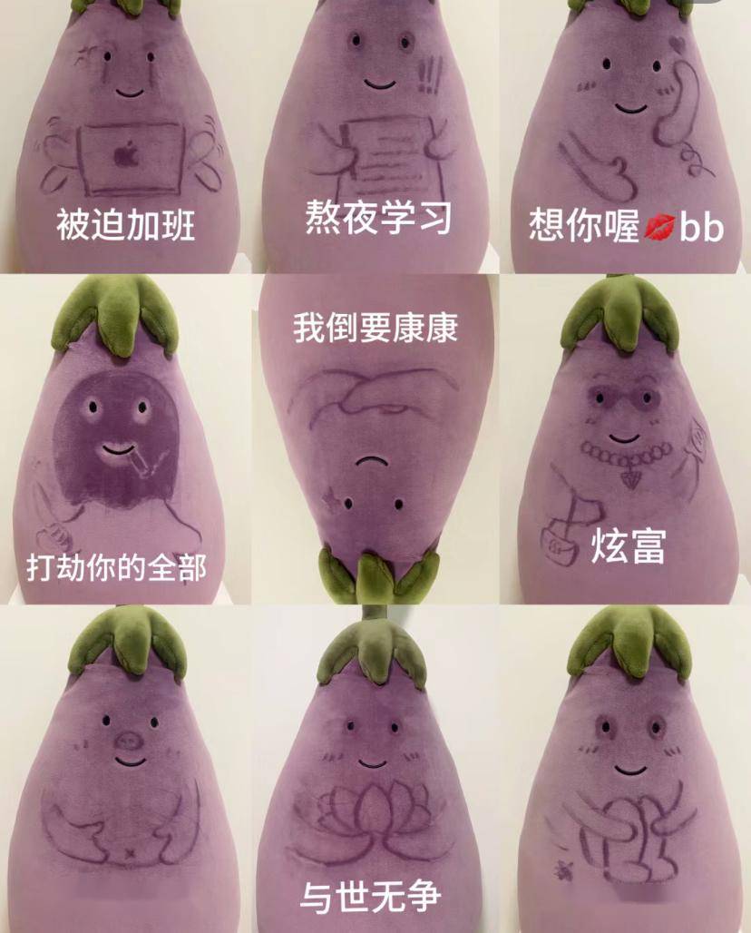 图源:@艾嘛嘿儿爆炸头企鹅,长得就不太对劲,配上表情包文案之后才到了