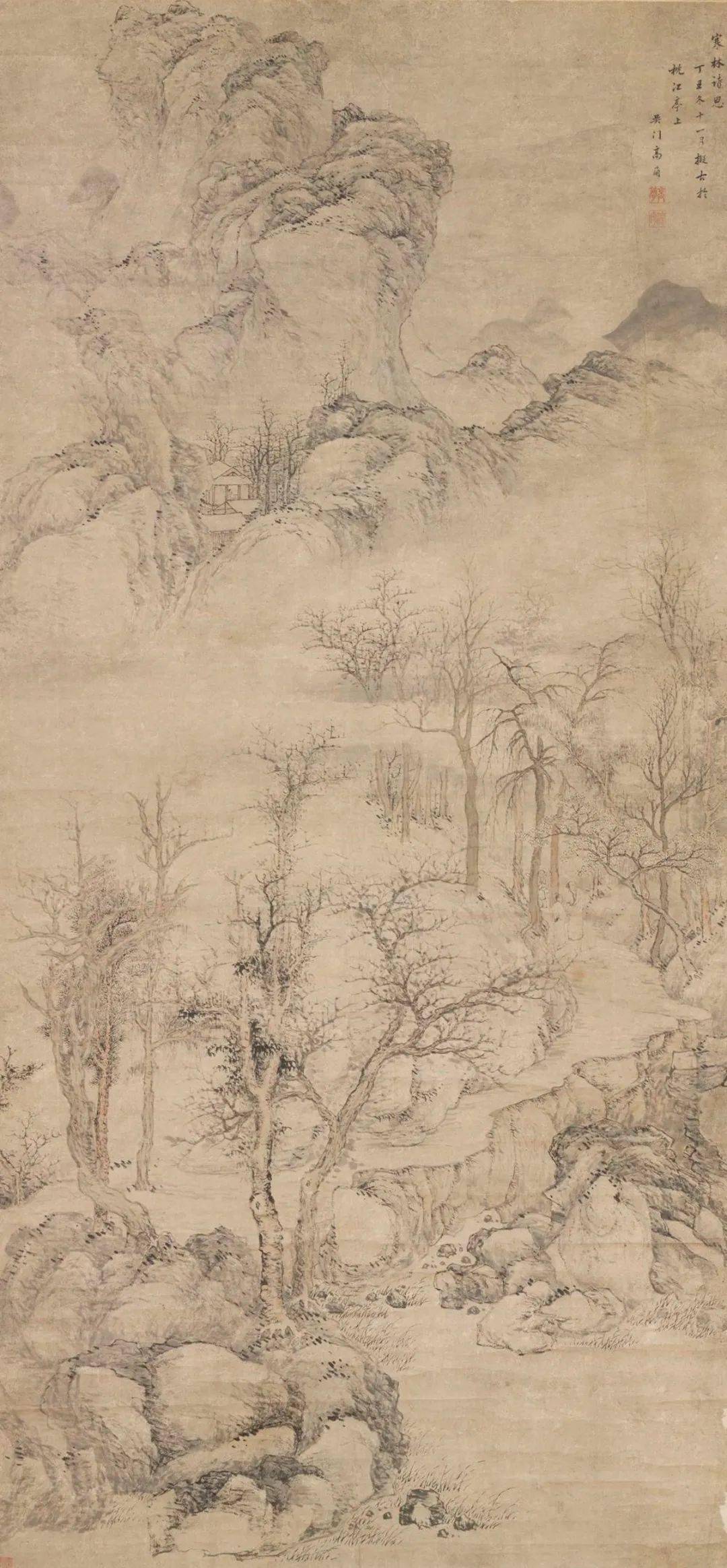 中国历代名家笔下的寒林图,真好看!