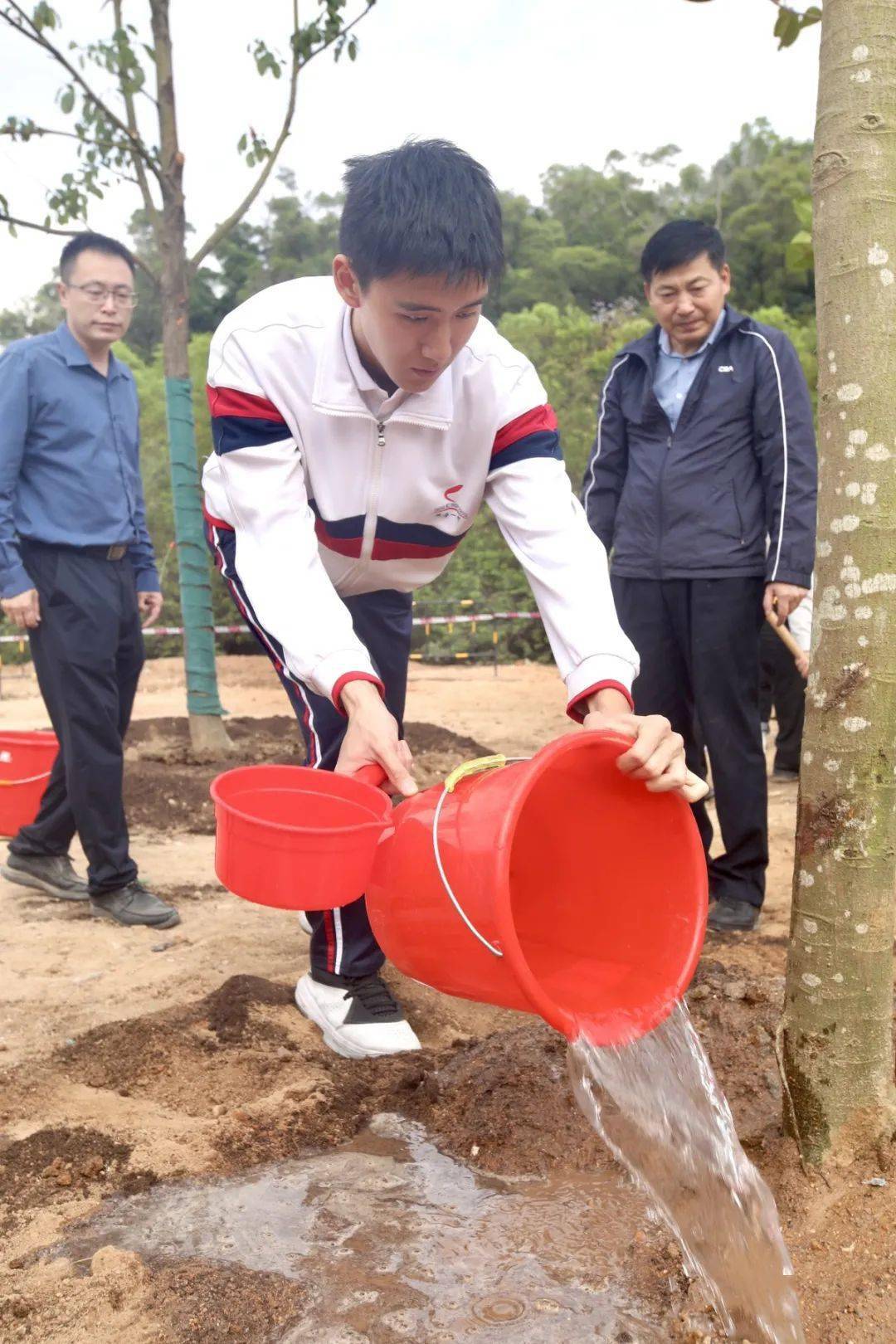 "珠海市优秀学子林"建设启动_活动_毕业生_陈梦璇