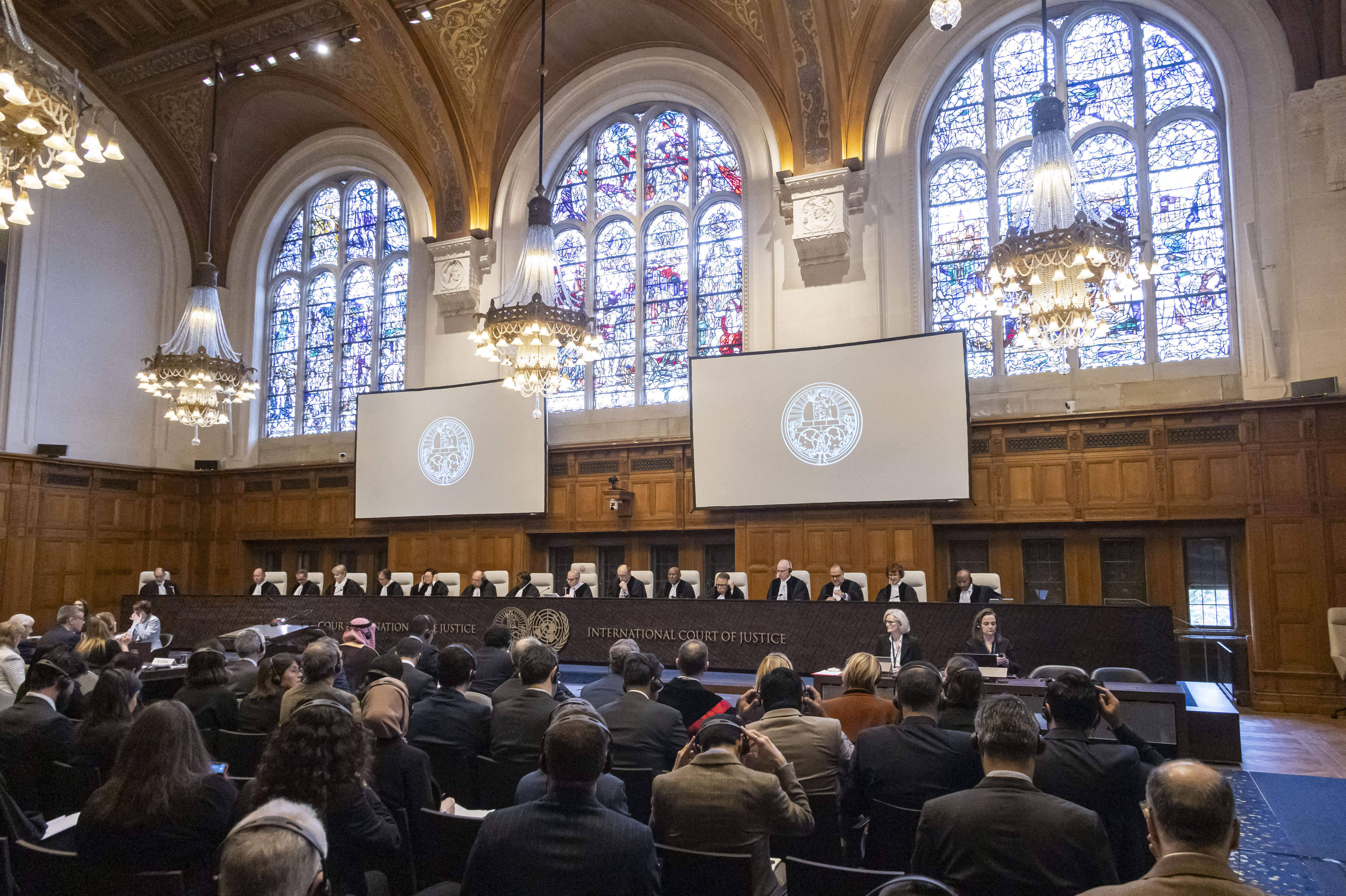 国际法院举行历史性听证会_海牙国际法庭_联合国_南非