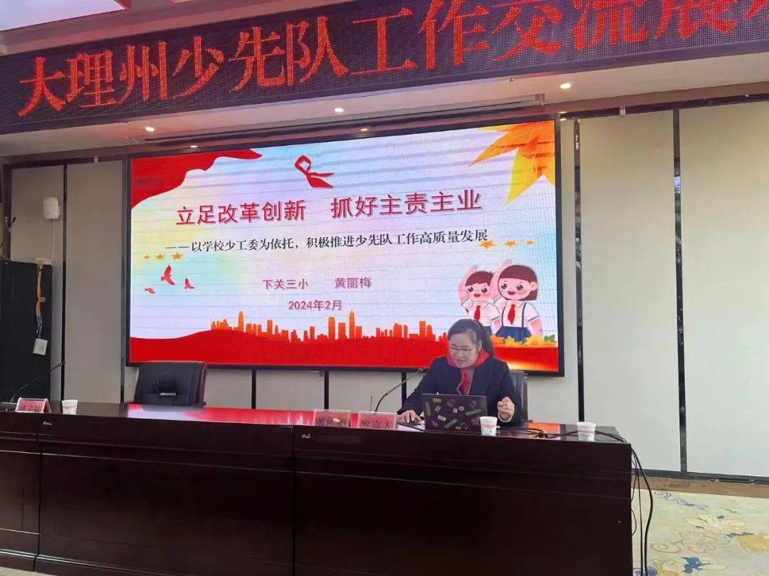 巍山县少工委,永平县少工委,大理市下关三小少工委及漾濞县上街完小