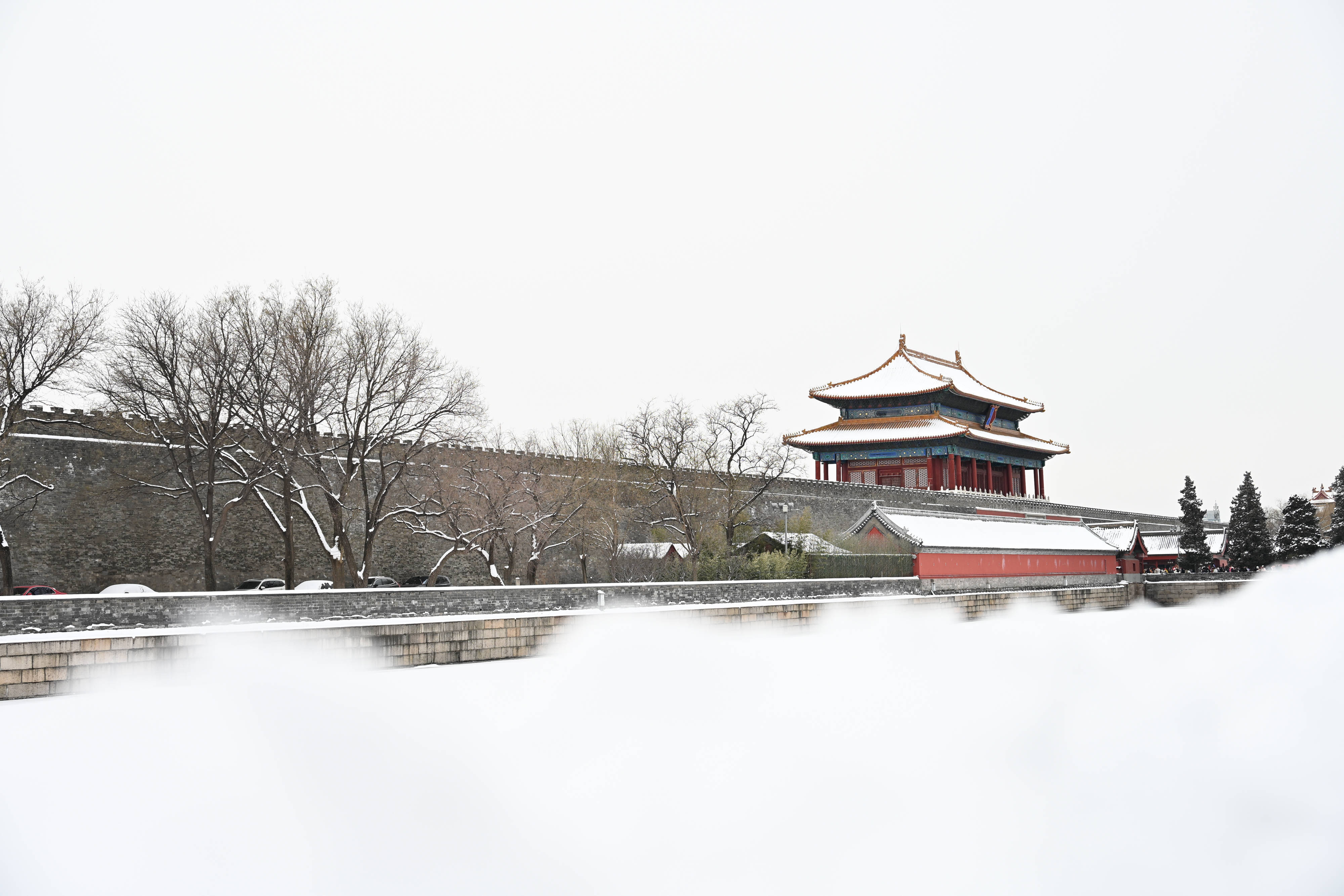 请查收新鲜出炉的帝都雪景图 古迹巡游_画面_故宫_北京