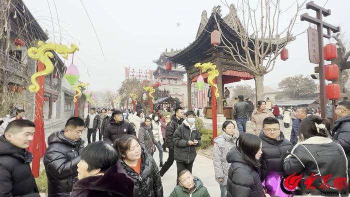 2024春节山东乡村文化旅游节丨"唤醒"年味记忆 郓城水浒好汉城单日