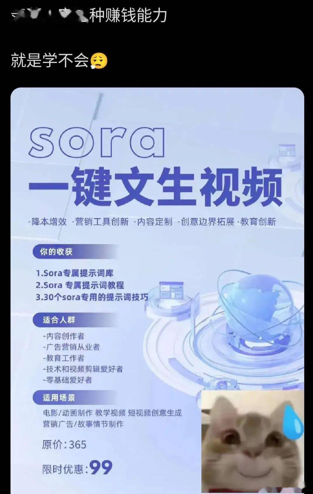 Sora的尽头是卖课_手机搜狐网
