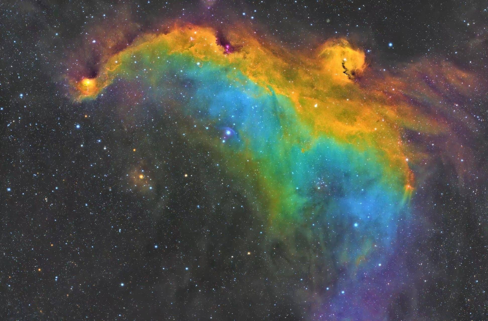 高原军人镜头中的浩瀚星辰_编号_星云_地球