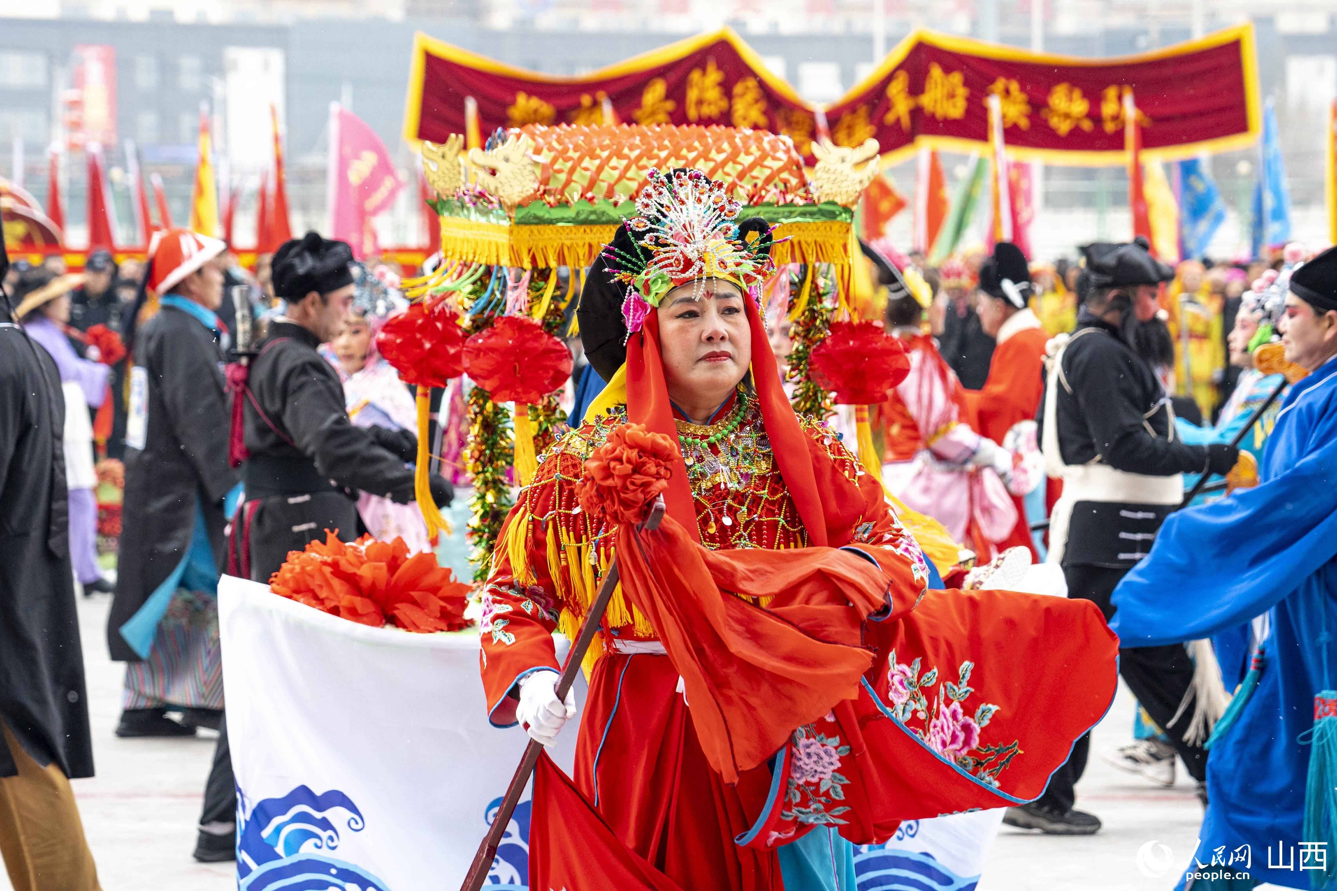 山西柳林:逛"盘子"转九曲 非遗民俗闹元宵_林县_保护_名录