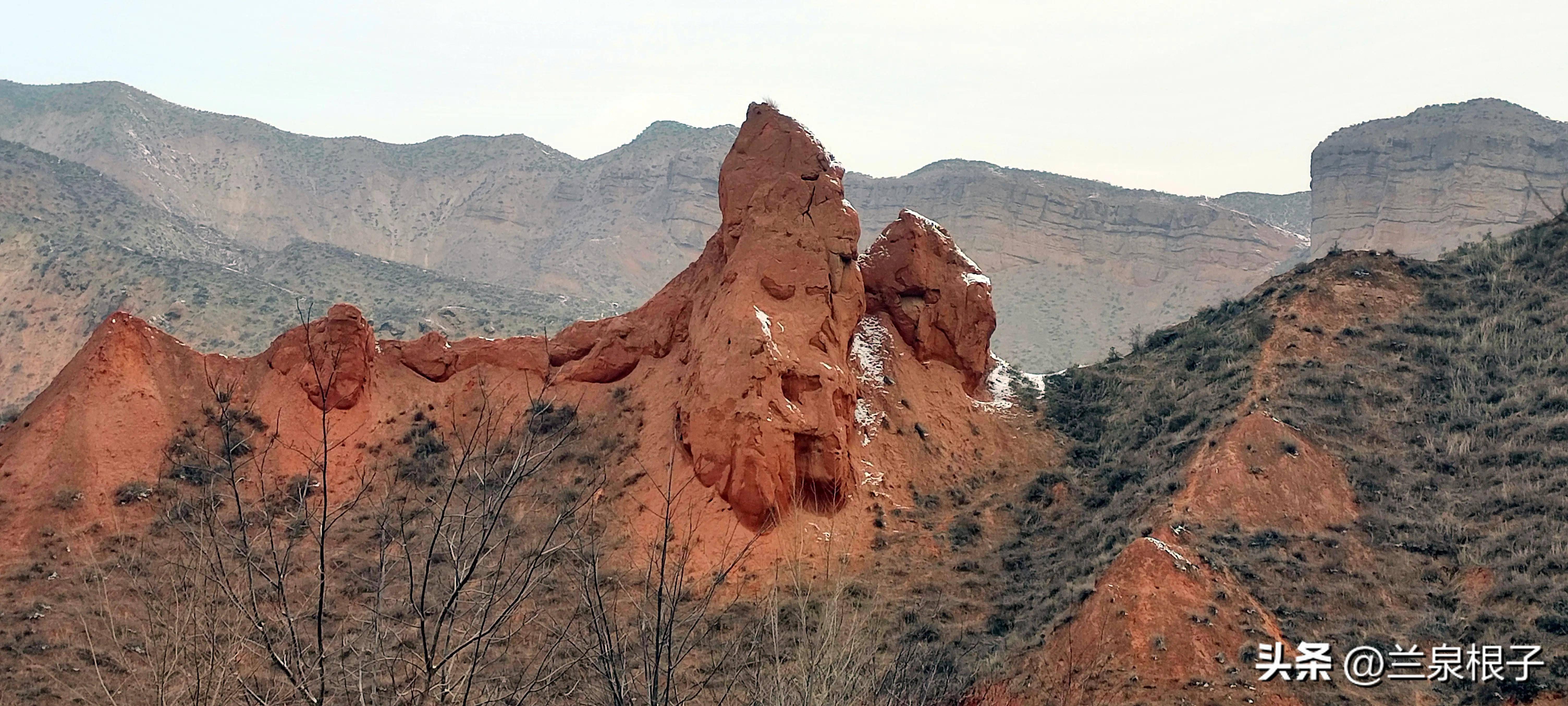 初春时节行游兰州水居丹霞