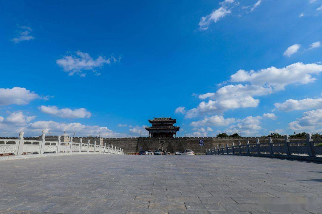 明清大名府古城北城门.大名县委宣传部 供图明清大名府古城墙夜景.