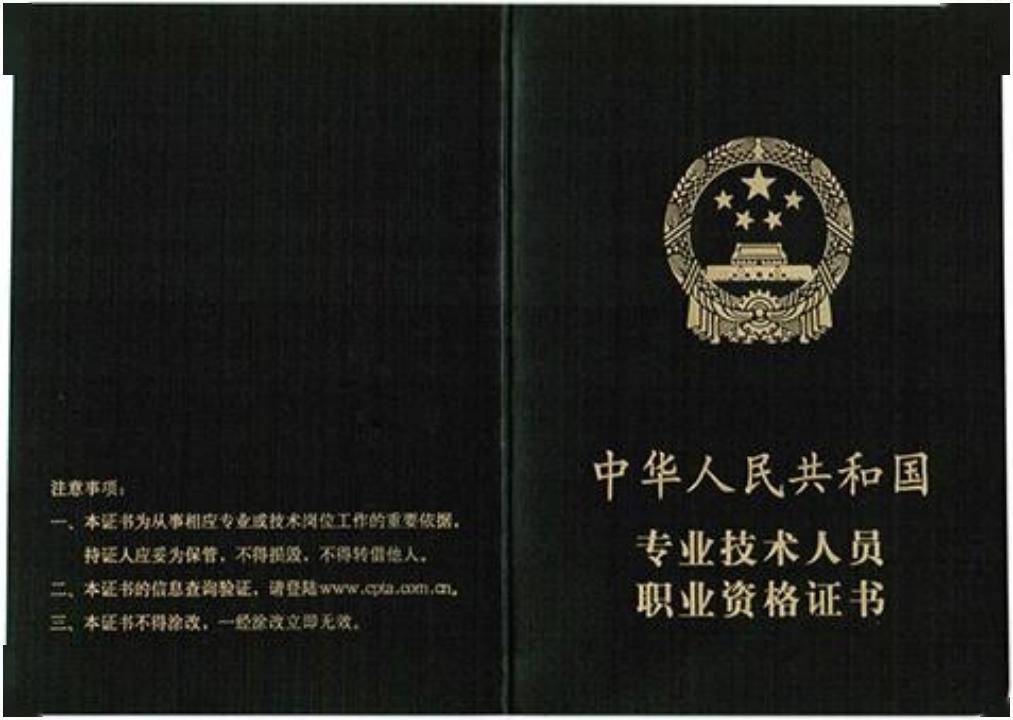 《全国计算机技术与软件专业技术资格(水平)》证书,终身可查,全国通用