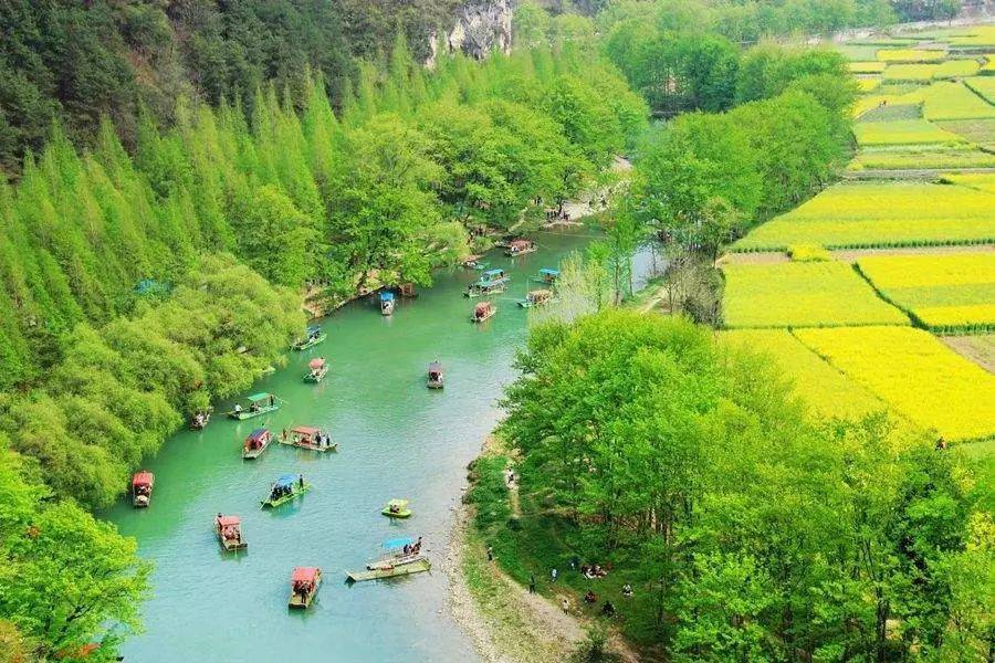 高土坝观花点,五丰生态园,峡口江塝茗园,骆家坝景区,私骆红色旅游专线