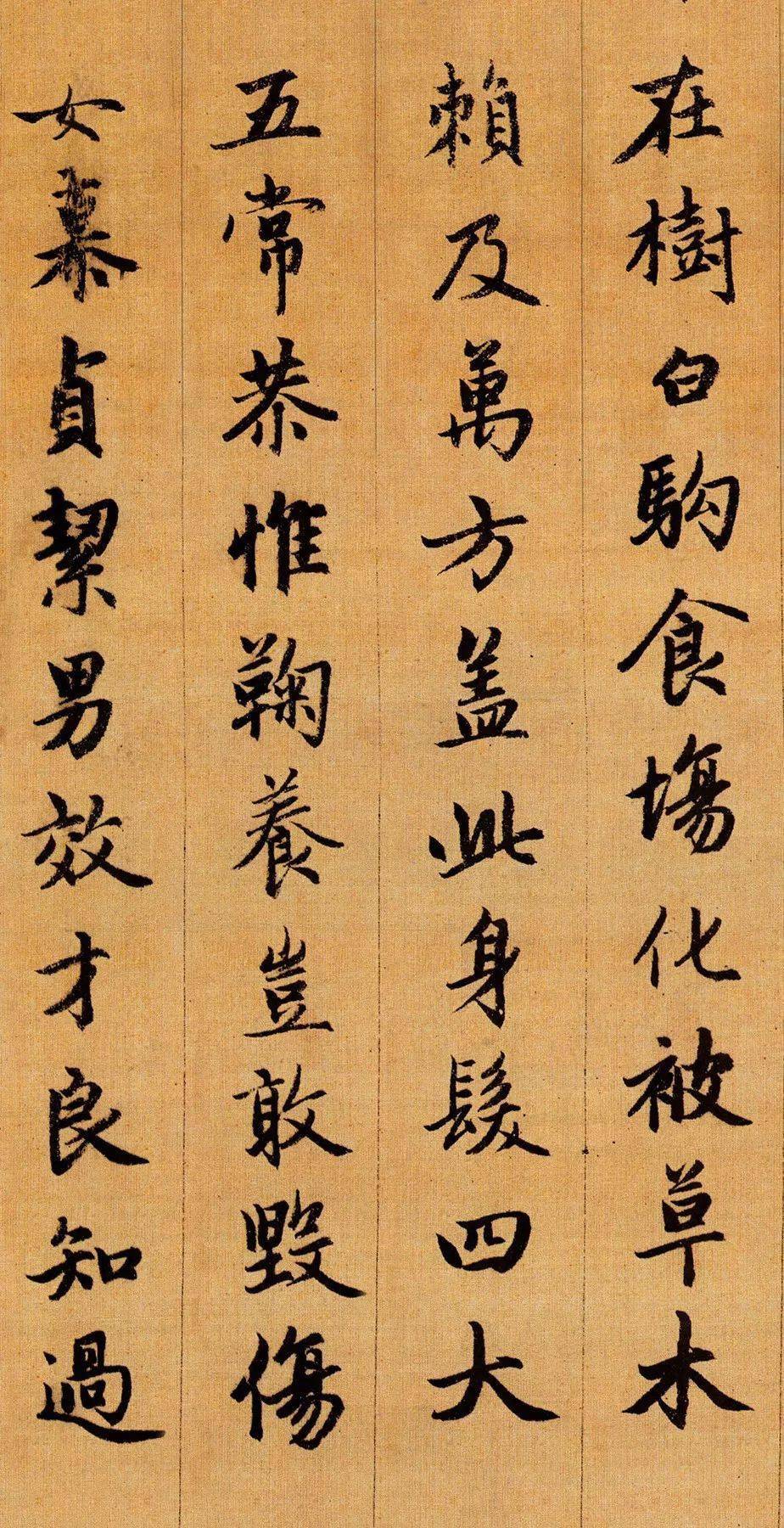 化被草木,赖巴蚍.盖此身发,四大五常.恭惟鞠养,岂敢毁伤.