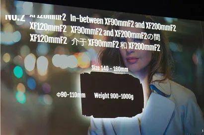 2: xf120mmf2 (介于xf90mmf2和xf200mmf2之间)重量:1300-1400g最大