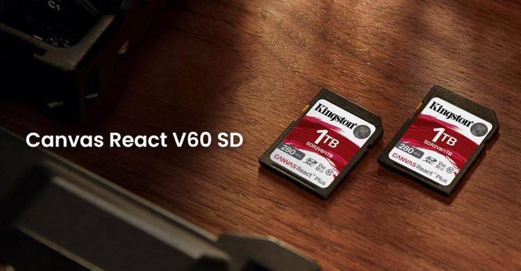 金士顿推出 Canvas React Plus V60 SD 卡：最高读取 280 MB/s - 数码前沿 数码之家