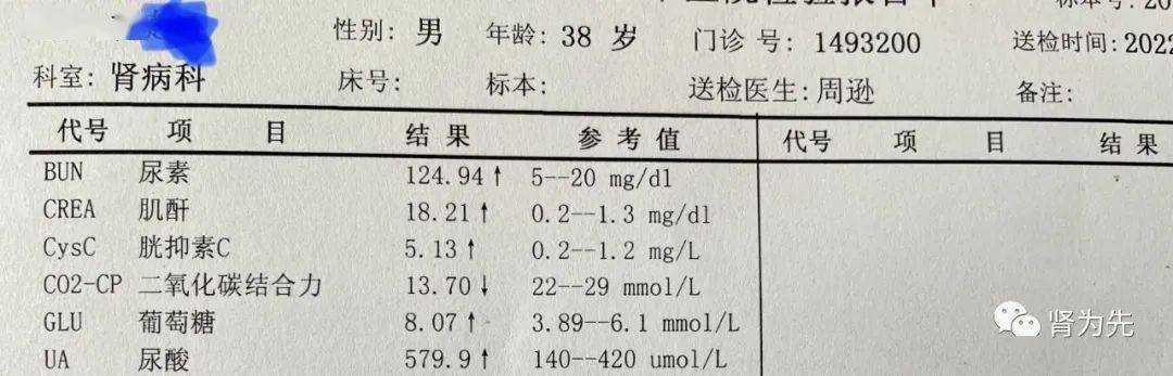 血液检查单化验单图片