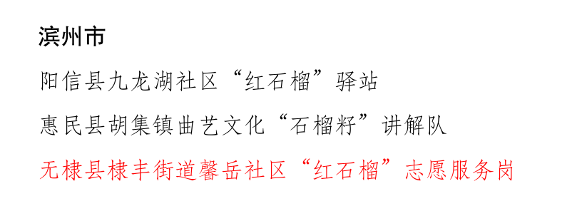 无棣棣丰街道"红石榴"志愿服务岗荣获省级民族团结进步荣誉称号_工作