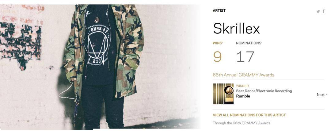 skrillex不拿九座格莱美奖还有谁能拿?_grammy_图片_奖项
