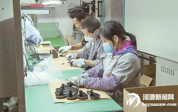 东源企业节后复工复产劲头足 全力冲刺"开门红"_的生产_广东_订单