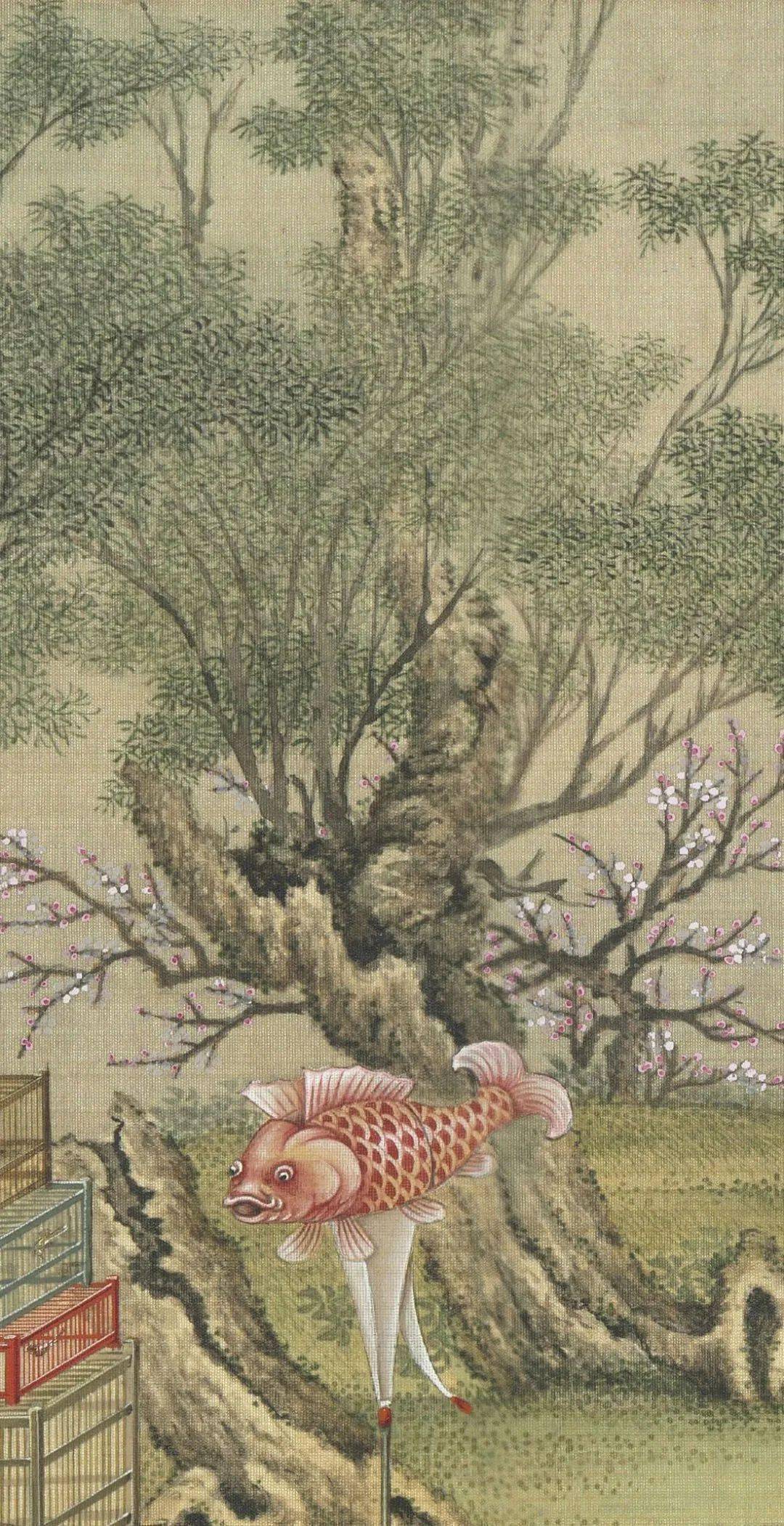 《太平春市图卷》_清代_丁观鹏_乾隆