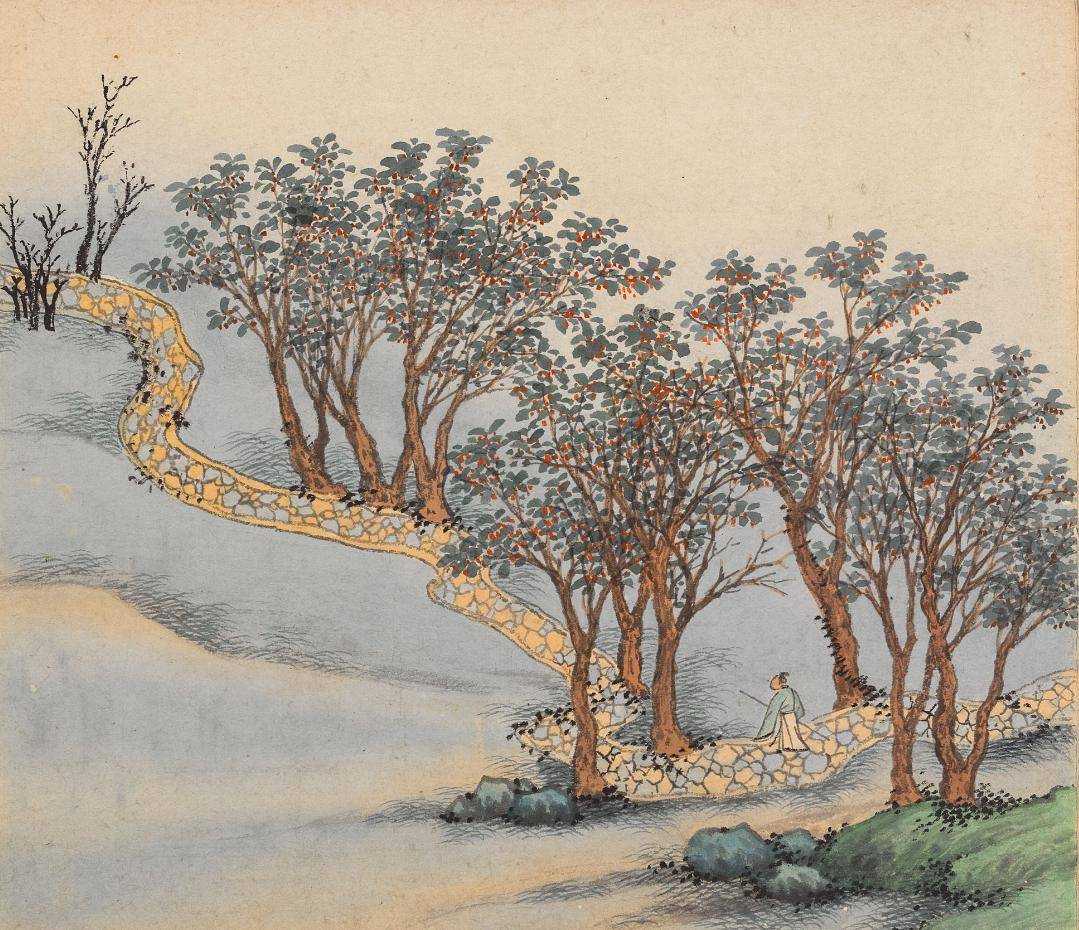 沈周《东庄图》|平平淡淡才是真_吴宽_绘画_园林