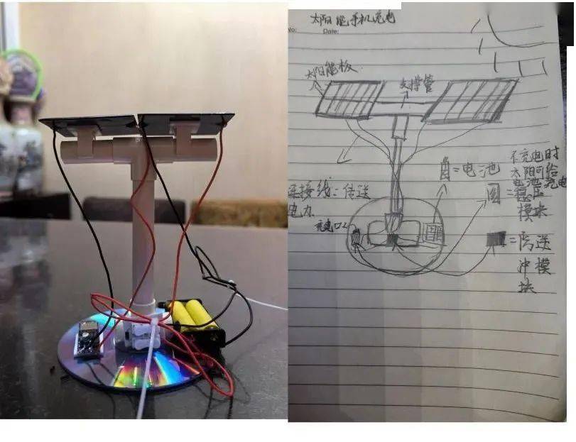 自制太阳能热水器小学图片