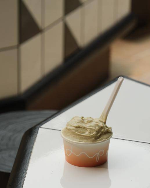 dip in gelato奇妙的冰淇淋口感备受大家喜爱,新店的春季菜单除了经典
