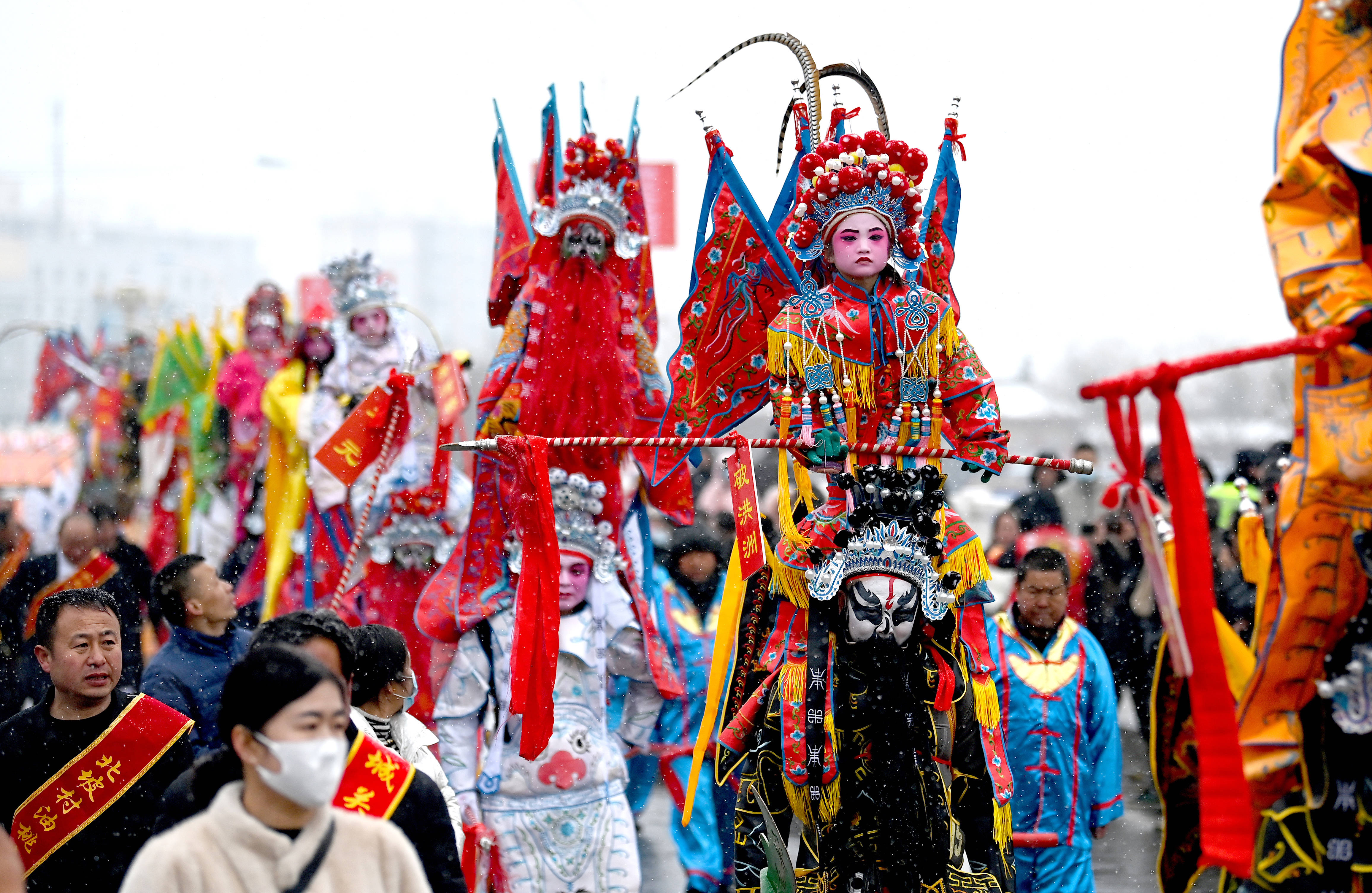 吕梁社火祭祀图片