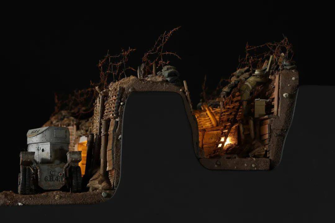 地道战,壕沟战,几乎是一战所有的精华!_模型_历史_作品