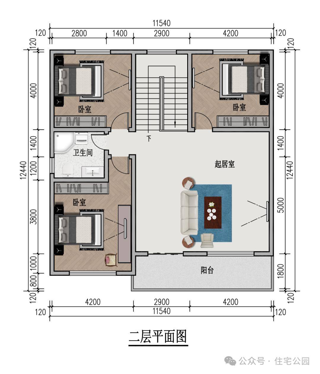 130平米农村房屋设计图图片