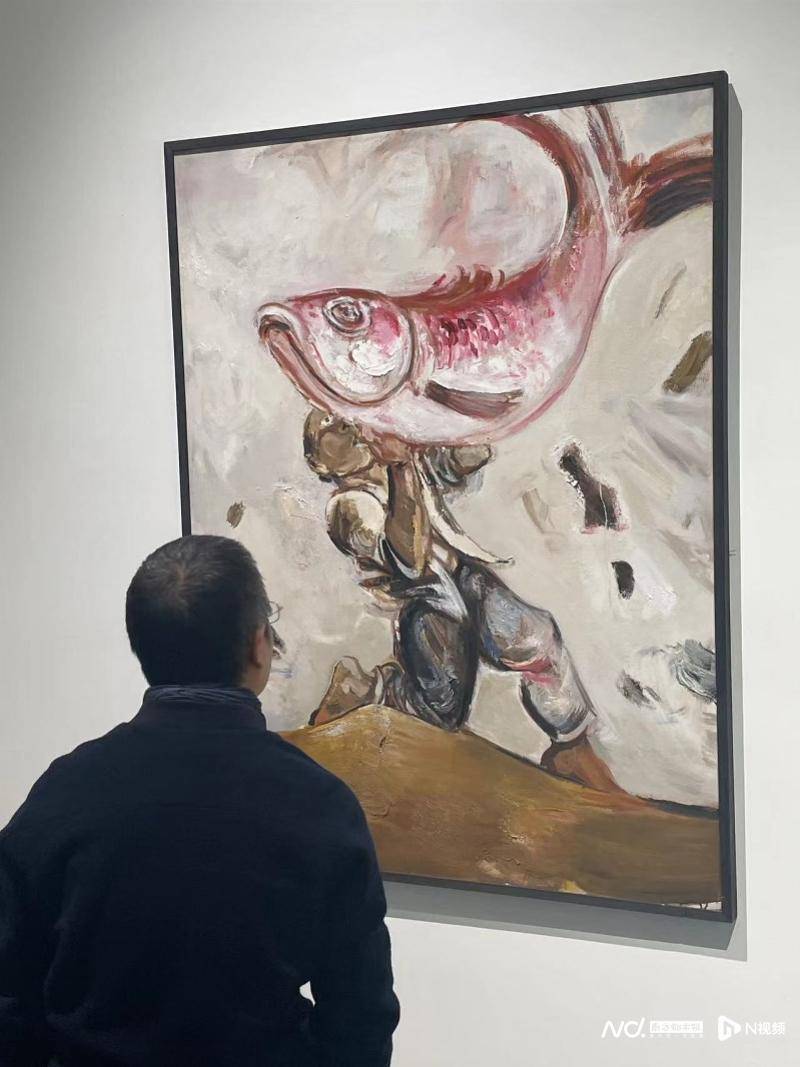 努力画自己:著名油画家段正渠回母校广州美院办个展