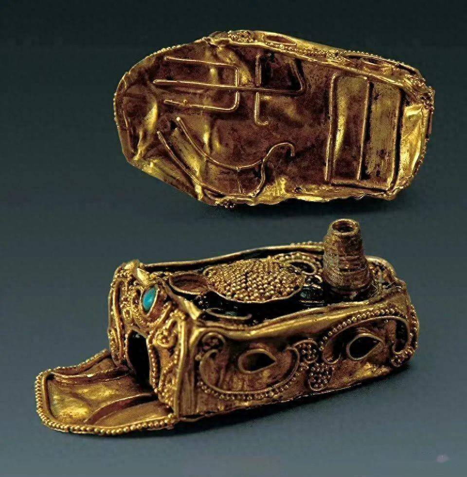 【长安里的文物】精巧的东汉金灶_金丹_灶台_粟米