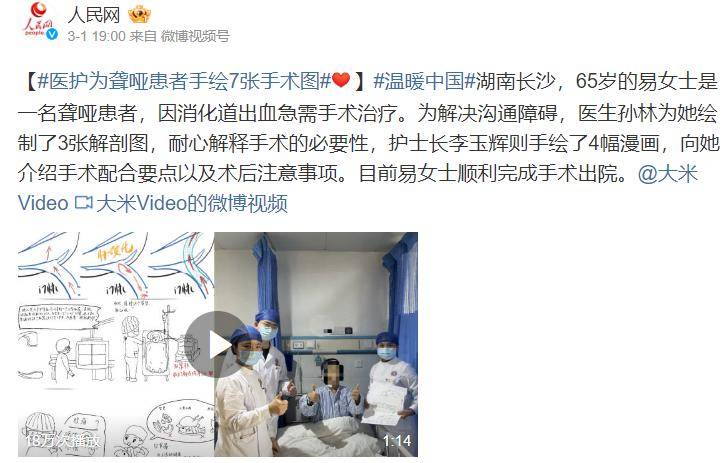 为解决沟通障碍,医生孙林为她绘制了3张解剖图,耐心解释手术的必要性