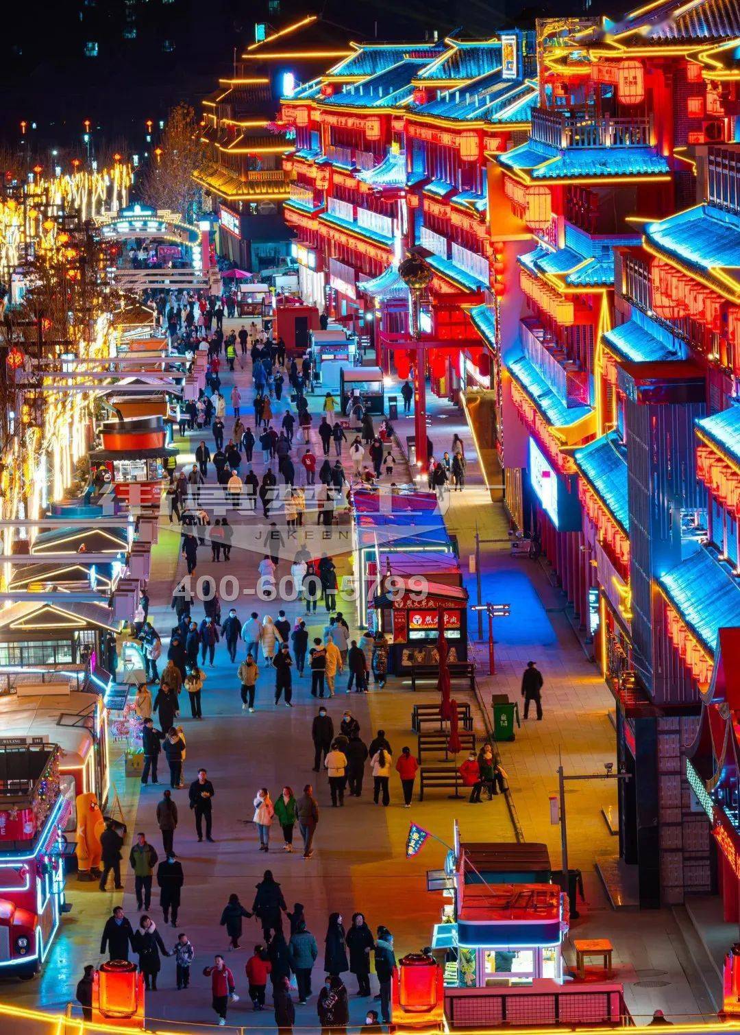 古风夜景图片街市图片