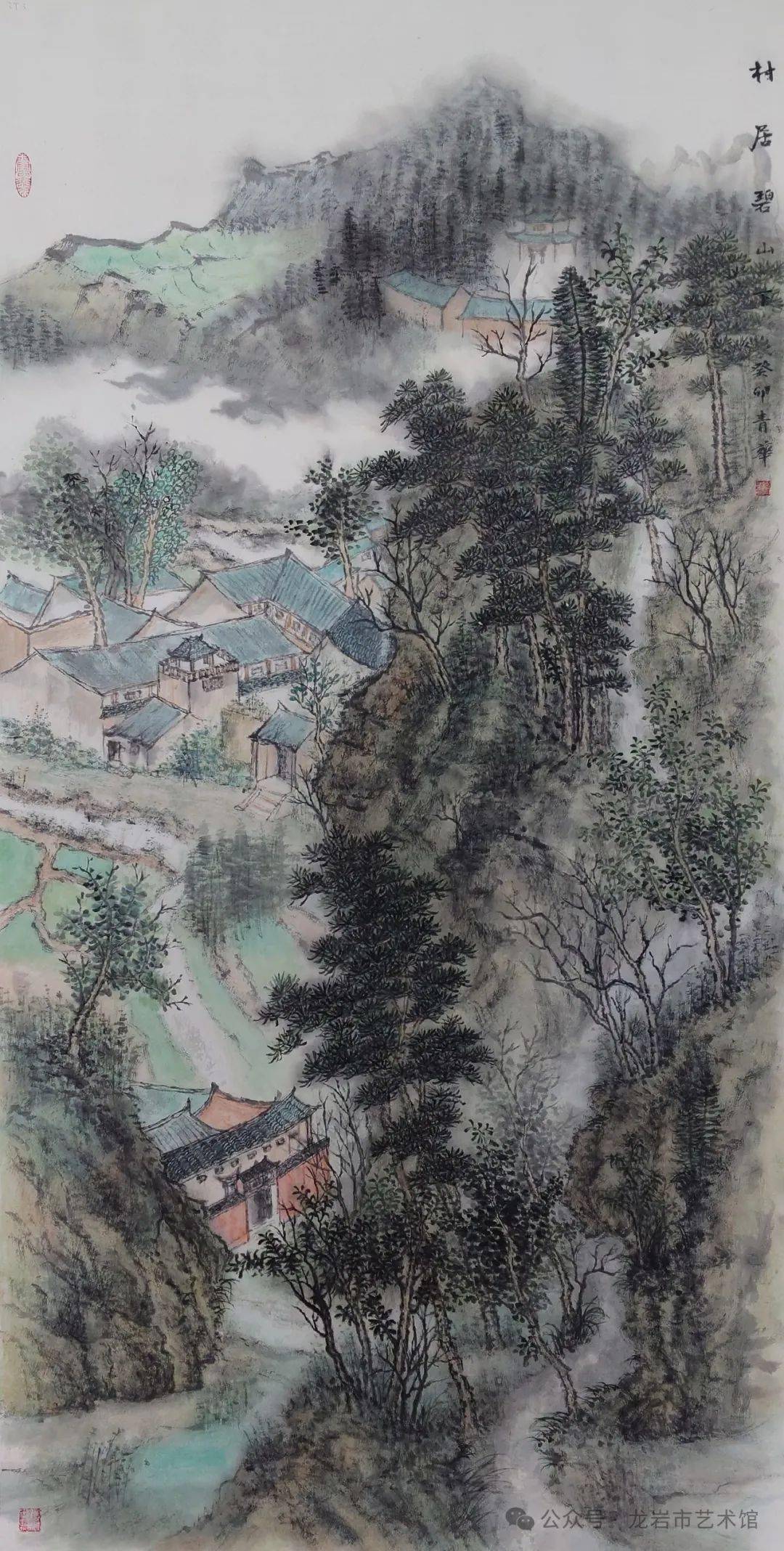 《一隅青绿》黄泓辉 《衍香楼前溪水流》黄河美 《和气致祥》黄秀珍