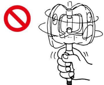 任意摇动或反向转动会造成工具过快磨损和损伤,缩短寿命,请爱护使用哦