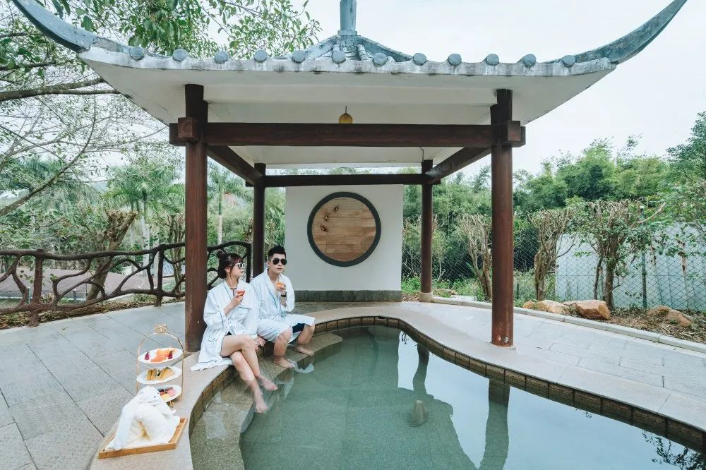 全新温泉水乐园￥399住台山康桥温泉豪华房含自助餐无限次真温泉水上