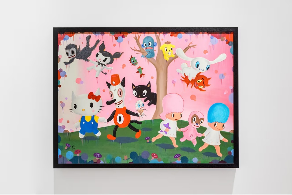 1987年,当《凯蒂猫故事影院》播出时,hello kitty不仅有了嘴,还挺能说