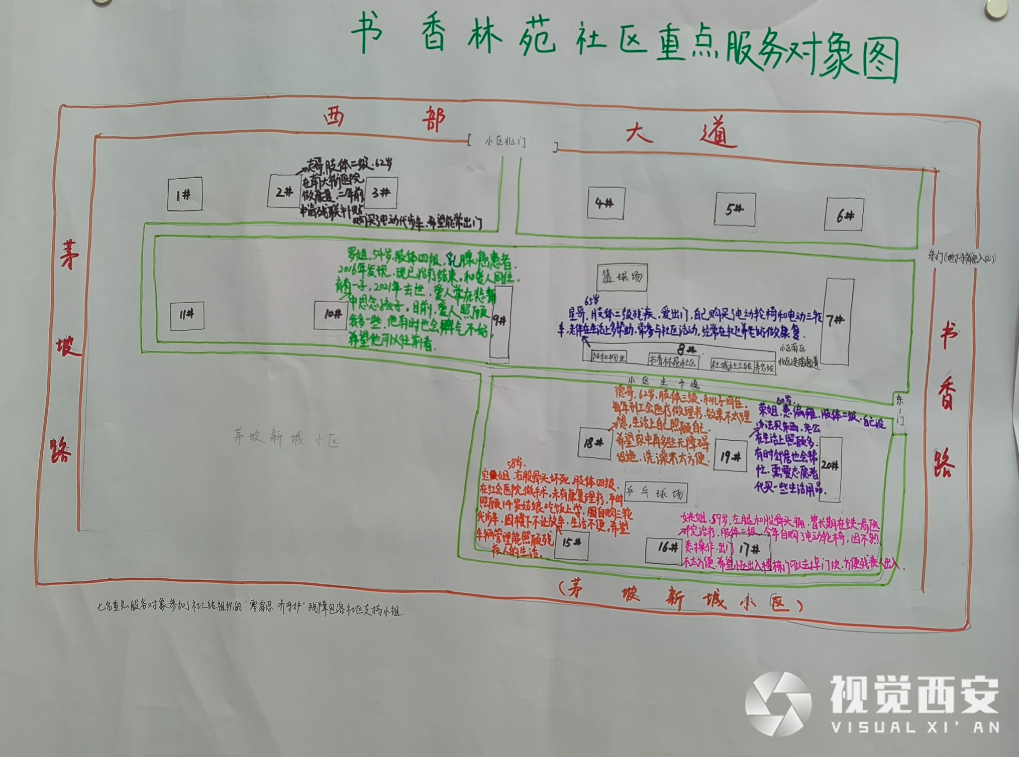 社工手绘社区地图图片图片